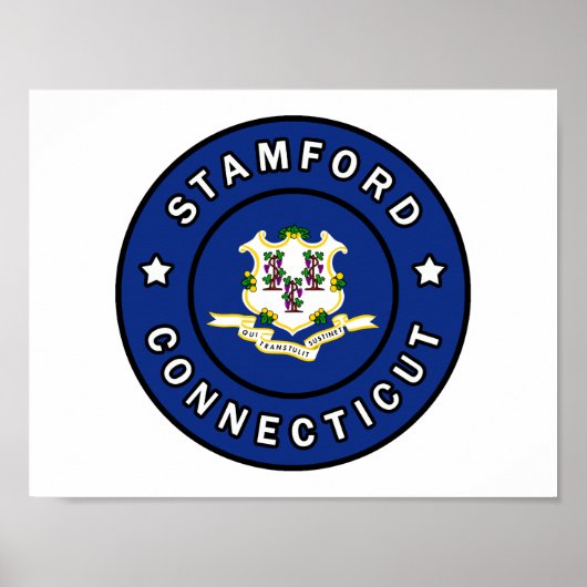 Stamford Connecticut Poster (Voorkant)