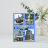 Stamford Ct Downtown Center Briefkaart (Staand voorkant)