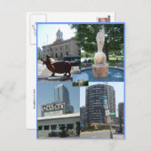 Stamford Ct Downtown Center Briefkaart (Voorkant / Achterkant)