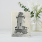 Stamford Harbor Ledge Lighthouse Briefkaart (Staand voorkant)