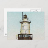 Stamford Harbor Ledge Lighthouse Briefkaart (Voorkant / Achterkant)