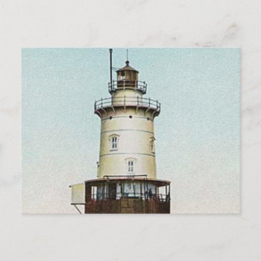 Stamford Harbor Ledge Lighthouse Briefkaart (Voorkant)
