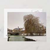 Stamford in Winter Briefkaart (Voorkant / Achterkant)