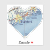 Stamford  Map Sticker (Vel)