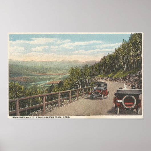 Stamford Valley uit Mohawk Trail, Massachussets Poster (Voorkant)