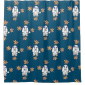 Stamgordijn voor douche douchegordijn (Voorkant)