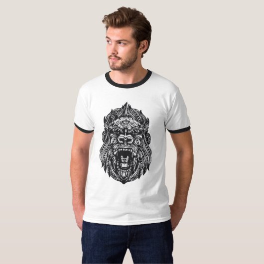 Stamgorilla T-shirt (Voorkant volledig)