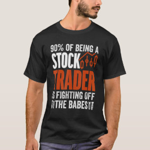 Stamhandelaar en vechtpartij van de buik t-shirt
