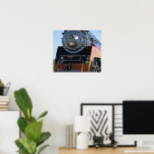 Stamlocomotief bij daglicht poster (Thuiskantoor)