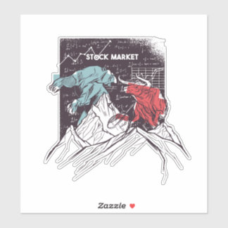 Stammarktwist Bull tegen Beer Trading Sticker