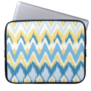 Stammen Azteeks de strepen ikat patroon van de Laptop Sleeve