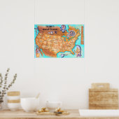 Stammen van het Poster van de Indische Natie (Keuken)