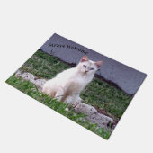 Stammen welkom - Siamese Stray Cat Doormat Deurmat (Schuin)