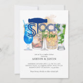 Stammodel voor champagne Cocktails Couples Kaart (Voorkant)