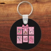 Stamp Bow Apotheek Pill Cpht Apothekersassistent Sleutelhanger (Voorkant)