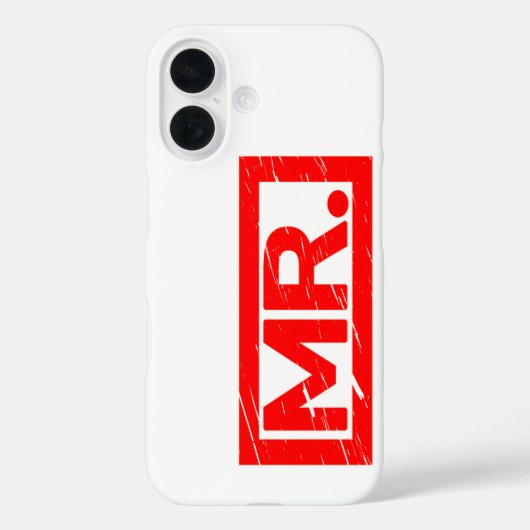 Stamp Case-Mate iPhone Case (Achterkant)