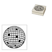 STAMP DISCO RETRO-PARTIJ 	RUBBERSTEMPEL (Gestempeld)