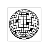 STAMP DISCO RETRO-PARTIJ 	RUBBERSTEMPEL (Afrduk)