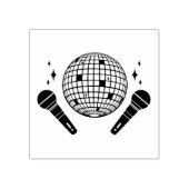 STAMP DISCO RETRO-PARTIJ 	RUBBERSTEMPEL (Afrduk)