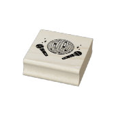 STAMP DISCO RETRO-PARTIJ 	RUBBERSTEMPEL (Stempel)