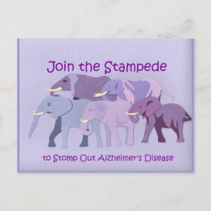Stamp Out Alzheimer Briefkaart