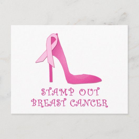 Stamp Out Breast Cancer Products Briefkaart (Voorkant)