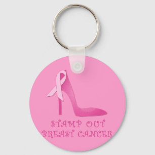 Stamp Out Breast Cancer Products Sleutelhanger