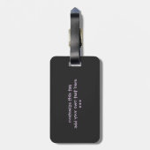 Stamp Out Misogyny Personalized Bagagelabel (Achterkant verticaal)