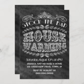 Stampartij bij de Warming van het Bar House Kaart (Voorkant / Achterkant)