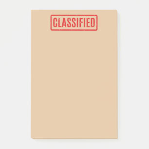 Stamped rubrieksadvertenties post-it® notes