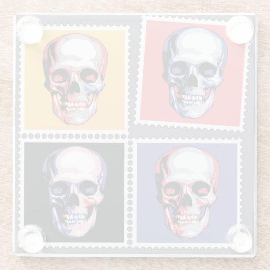 Stampen Glazen Onderzetter (Achterkant)