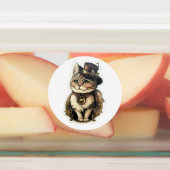 Stampunk Katten Sticker Blad (Aangebracht)