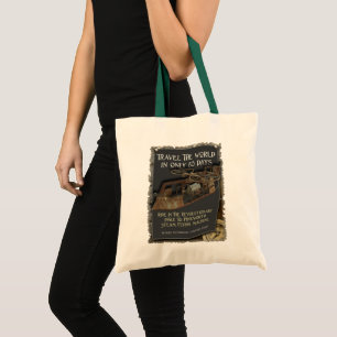 Stampunk-vliegmachine Tote Bag