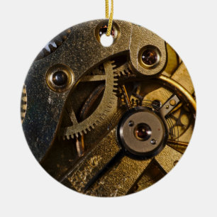 Stampunk Watch Mechanism Keramisch Ornament