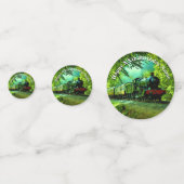 Stamtrein Man van de geboortecatabel Confetti (Voorkanten)