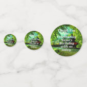 Stamtrein Man van de geboortecatabel Confetti (Achterkanten)