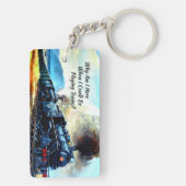 Stamtreinemotoren met tekst sleutelhanger (achterkant)