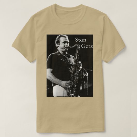Stan Getz T-shirt (Design voorkant)