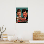 STAN OLIVER Laurel en Hardy Movie Poster (Keuken)