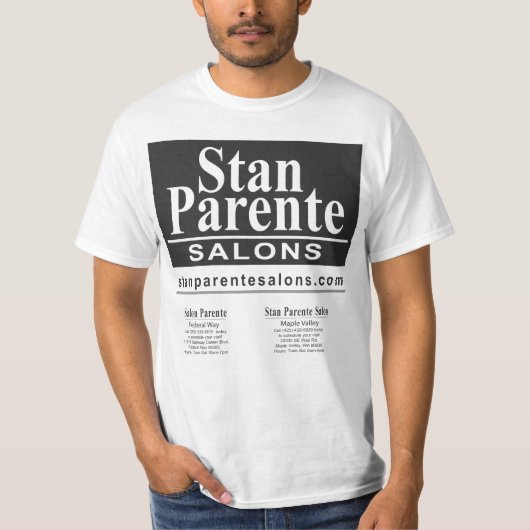 Stan Parente Salons T-shirt (Voorkant)
