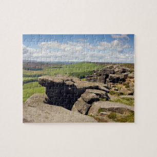 Stanage Edge in het Peak District souvenir-foto Legpuzzel