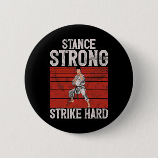 Stance Sterke Harde Klap Karate  Ronde Button 5,7 Cm