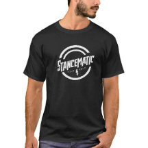 STANCEMATISCHE ZWARTE EN WITTE T-SHIRT