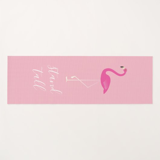 Stand-all Flamingo Yoga Mat (Voorkant (horizontaal))