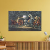 Stand-and-Deliver, opgehaald door E. Duncan Canvas Afdruk (Insitu (Woonkamer))