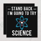 Stand Back I'm Going To Try Science Save The Date (Voorkant / Achterkant)
