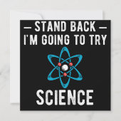 Stand Back I'm Going To Try Science Save The Date (Voorkant)