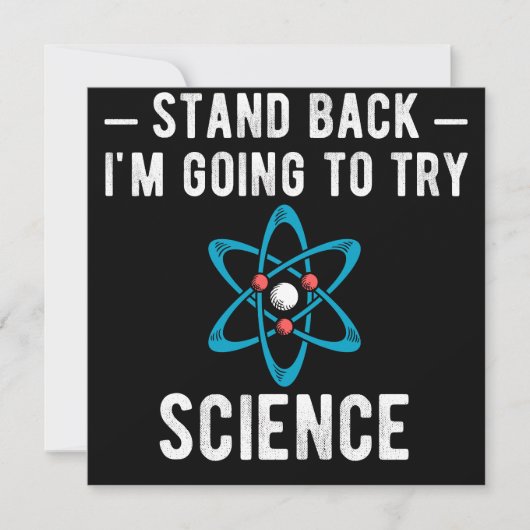 Stand Back I'm Going To Try Science Save The Date (Voorkant)