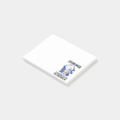 Stand Back - Schattige kattenwetenschapper experim Post-it® Notes (Schuin)