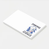 Stand Back - Schattige kattenwetenschapper experim Post-it® Notes (Schuin)